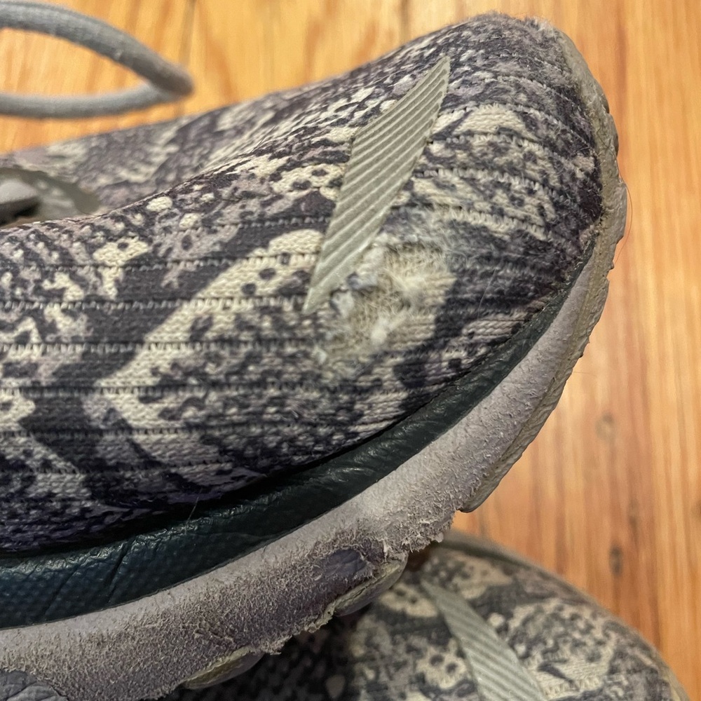 Brooks Black and Gray Snake pattern Sneakers Adre… - image 8